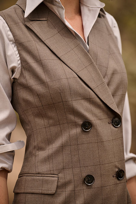 Tan Jacquard Shirt