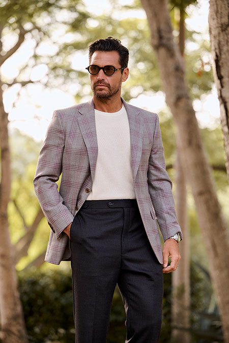 Ivory Ribbed Knit Tee