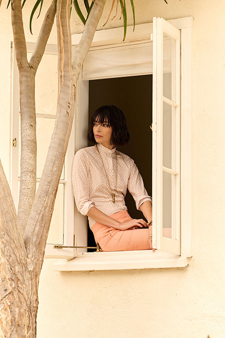 Peach Suit Holland & Sherry