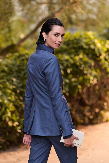 Slate Blue Western Suit