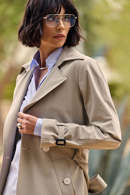 Stone Trench Coat