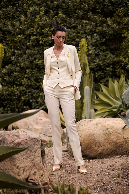 Cream 3-Piece Suit