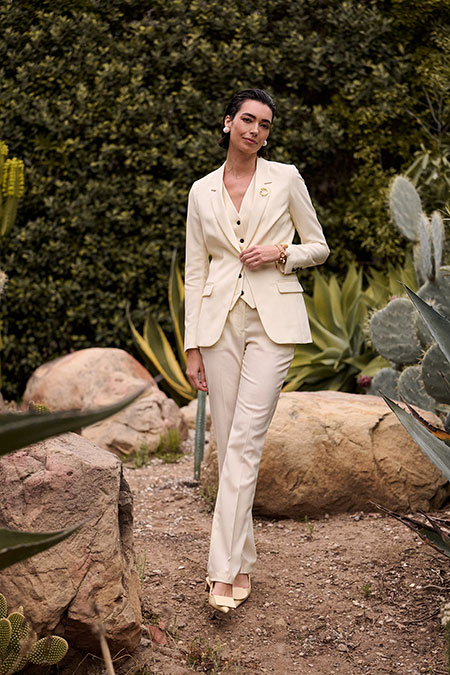 Cream 3-Piece Suit