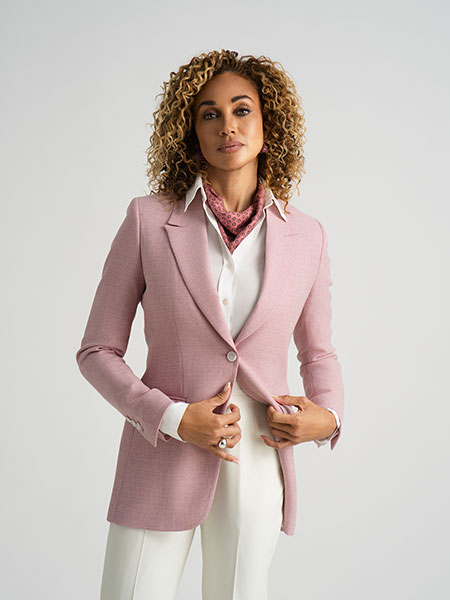 Pink H&S Mesh Blazer