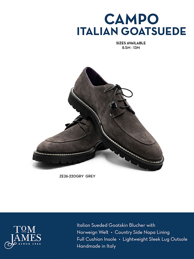                                                                                                                                                                                                                                                           , Campo Sueded Goatskin Lace Up
