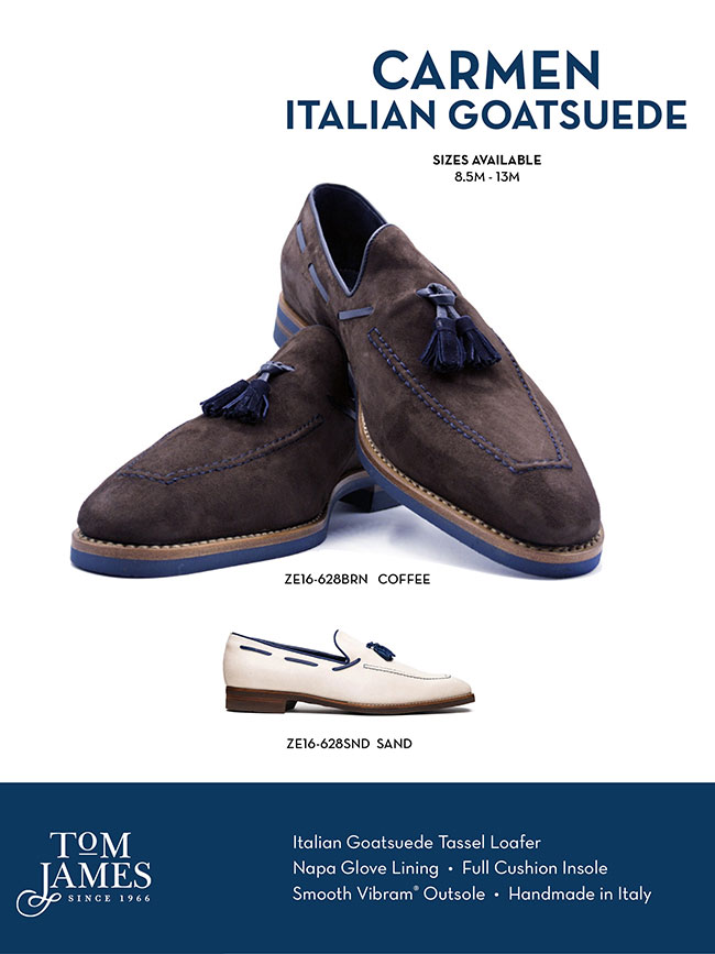                                                                                                                                                                                                                                                           , Carmen Sueded Goatskin And Crocodile Tassel Loafer